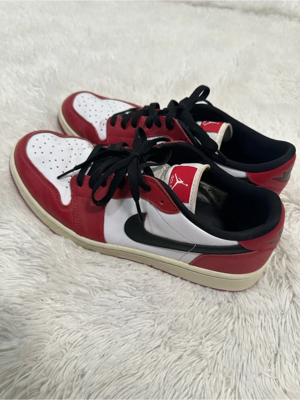 ❤️ Jordan 1 Retro Low Golf Shoe Chicago